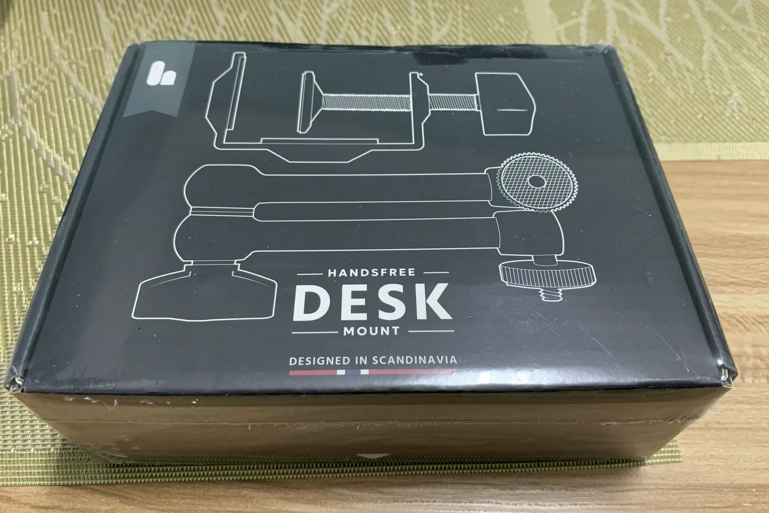 Caja del soporte de escritorio Handsfree Desk Mount para The Handy